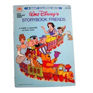 "Walt Disney's Storybook Friends" Coloring Book (1981)